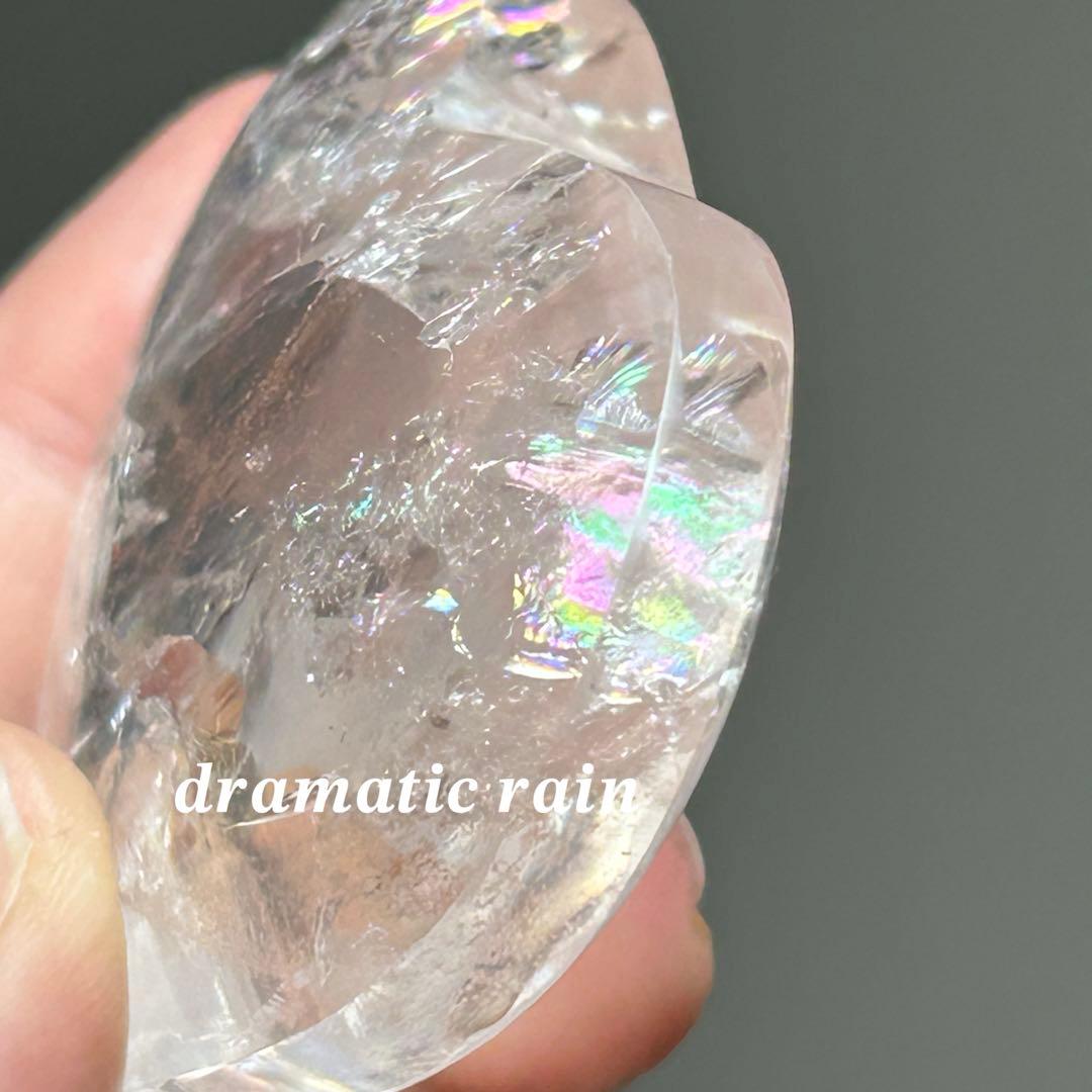 ピンククォーツ ハート 天然石 置物