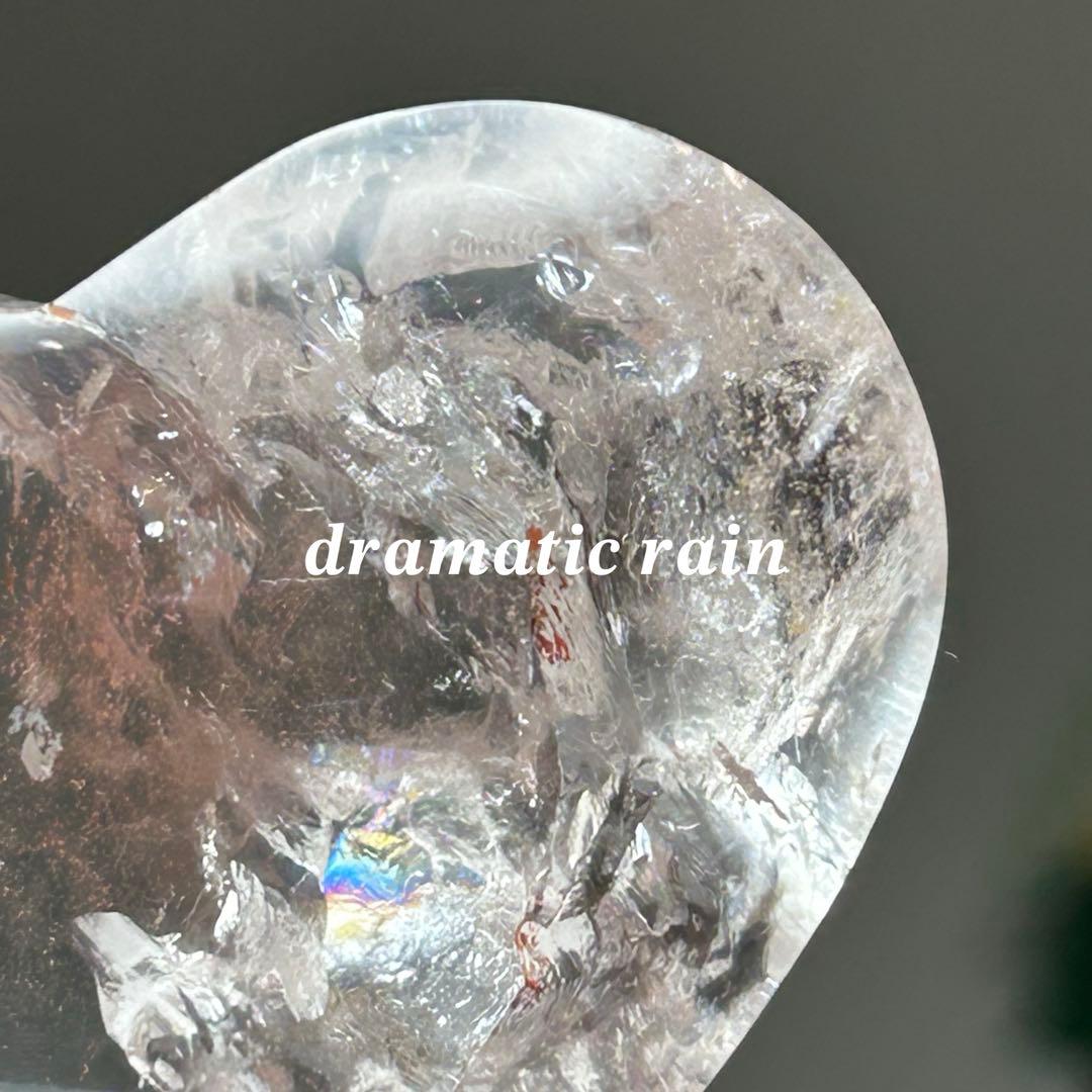 ピンククォーツ ハート 天然石 置物