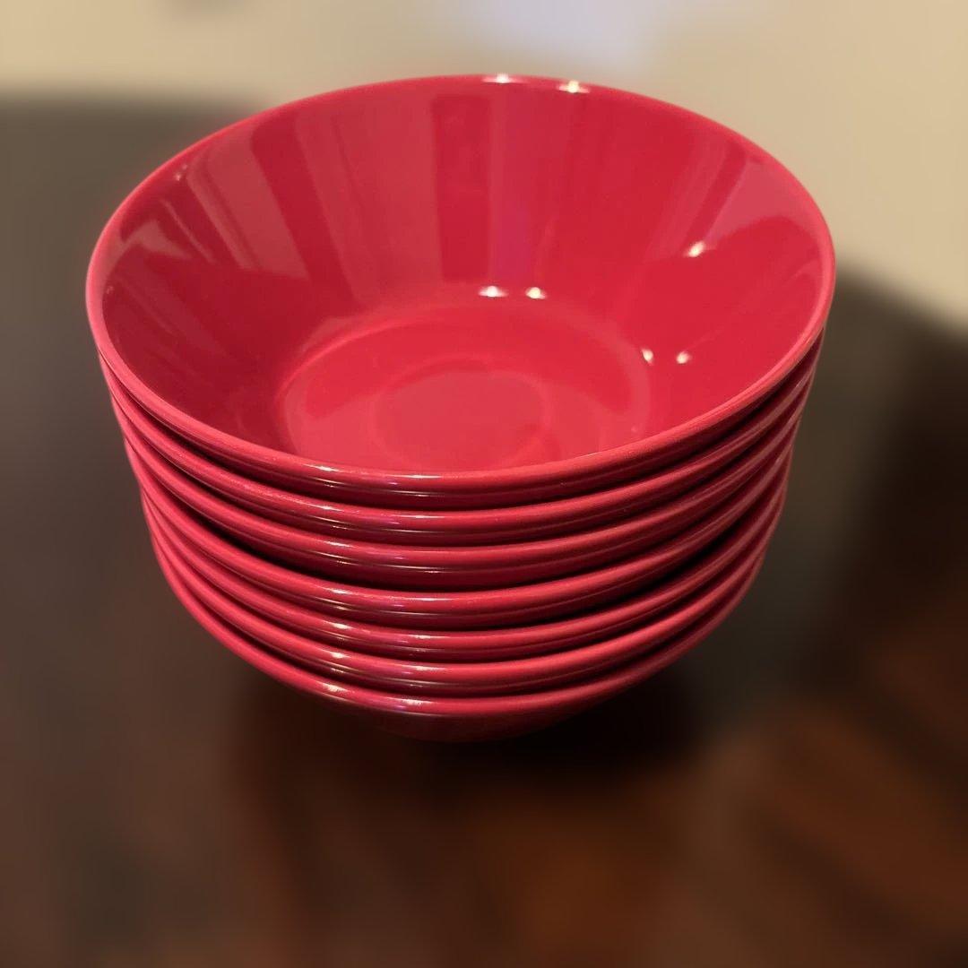  Teema レッド ７枚セット