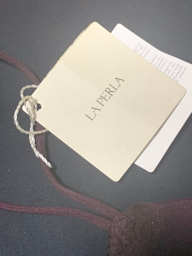 LA PERLA ラペルラ　ブラ+ショーツセット　ボルドー