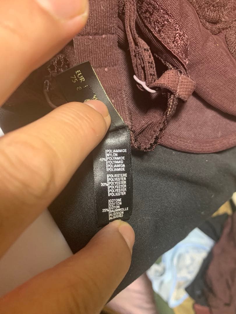 LA PERLA ラペルラ　ブラ+ショーツセット　ボルドー