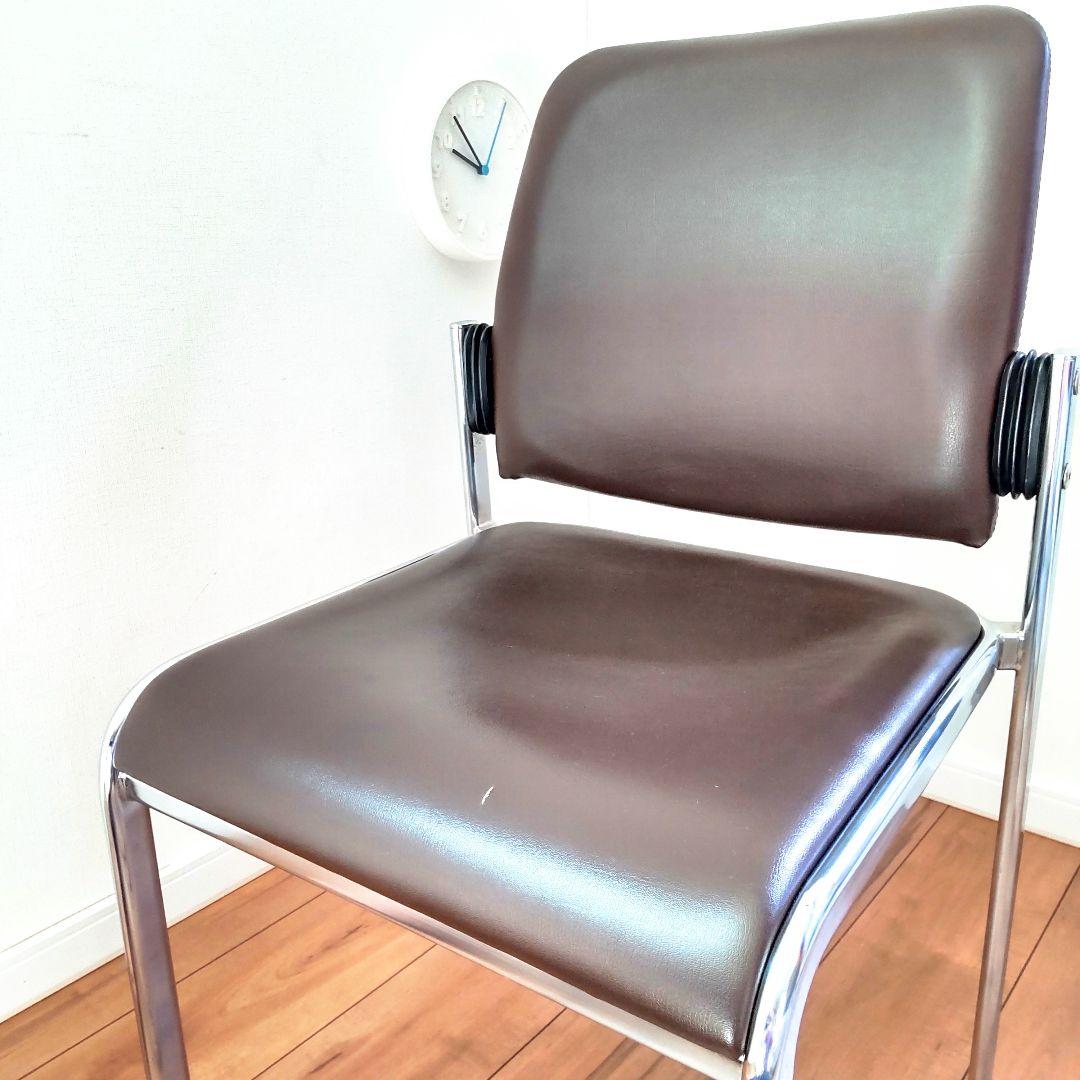 ホウトク　ビンテージ　ブラウン　チェア　ミッドセンチュリー