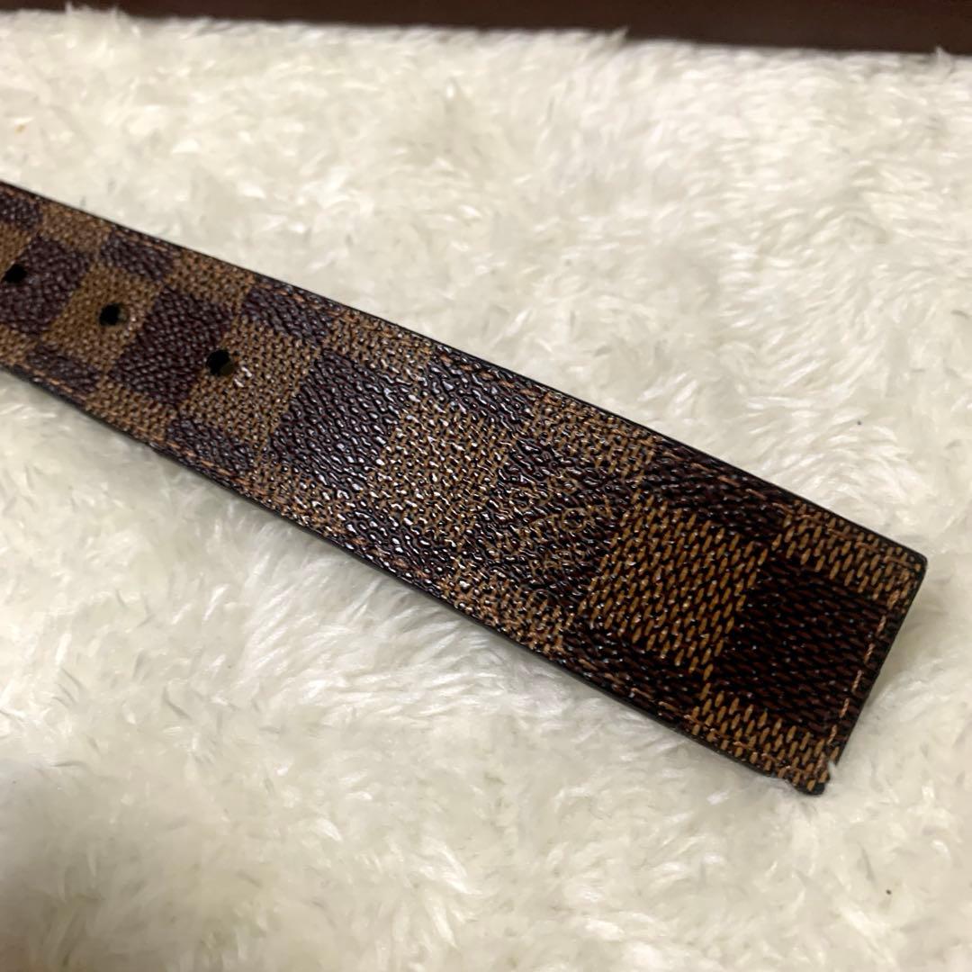 ルイヴィトン LOUIS VUITTON ダミエ サンチュール キャレ ベルト