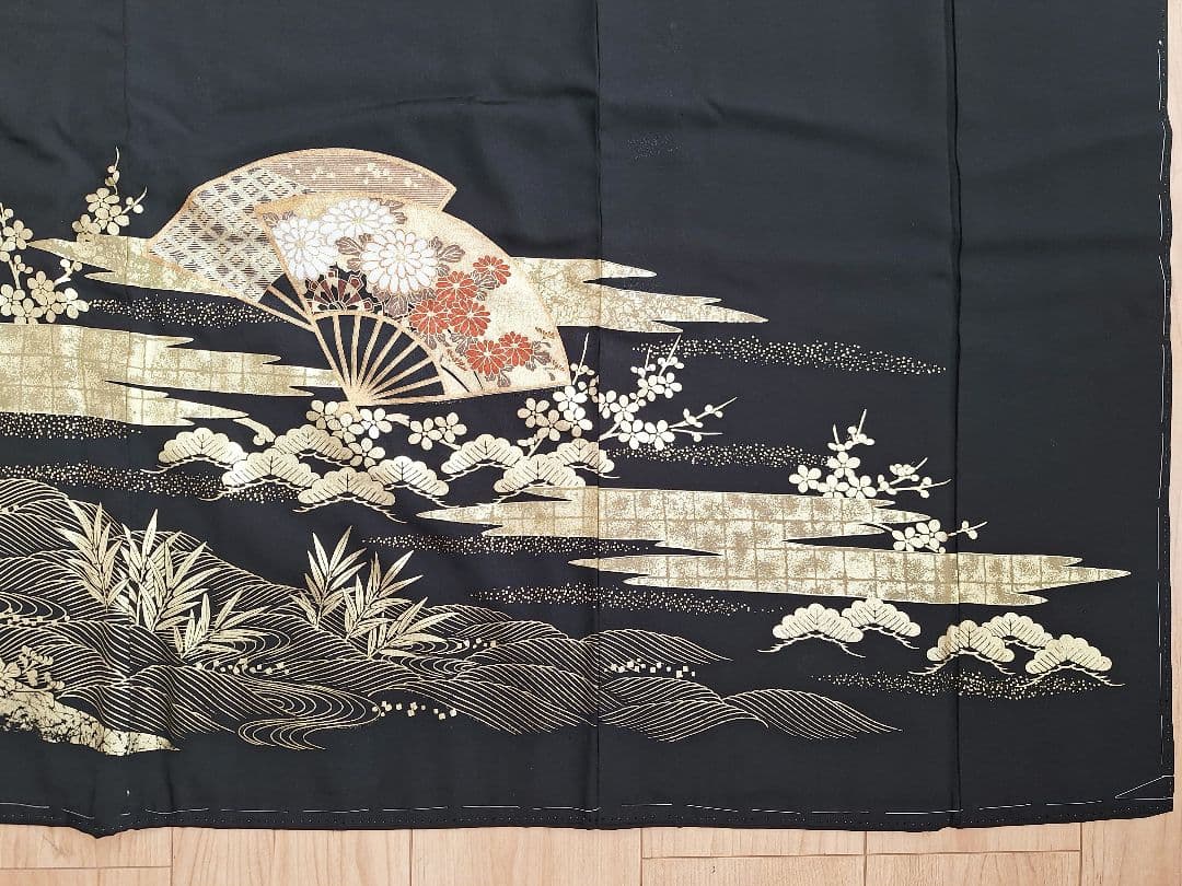 着物リメイクワンピース3705