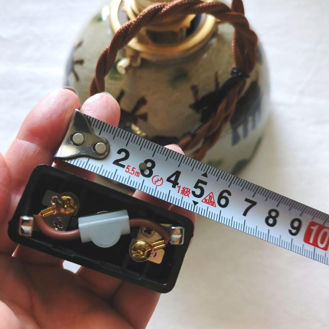 新品 工房十鶴さんのランプシェード やちむん 16cm大 ① 作家もの