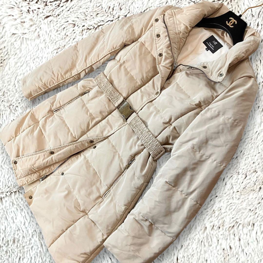 ◆23区◆ダウンコート 40 LIMONTA生地 玉虫色パールベージュ　927E