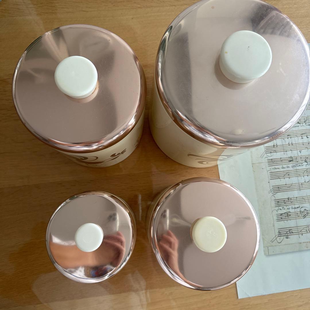 ランズバーグ　Ransburg アンティークキャニスター 缶