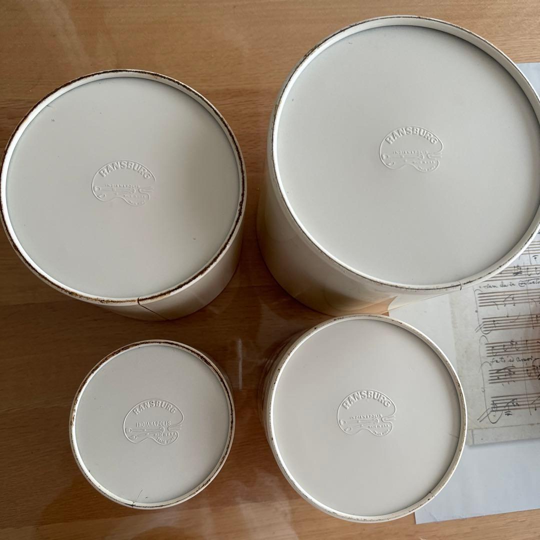 ランズバーグ　Ransburg アンティークキャニスター 缶