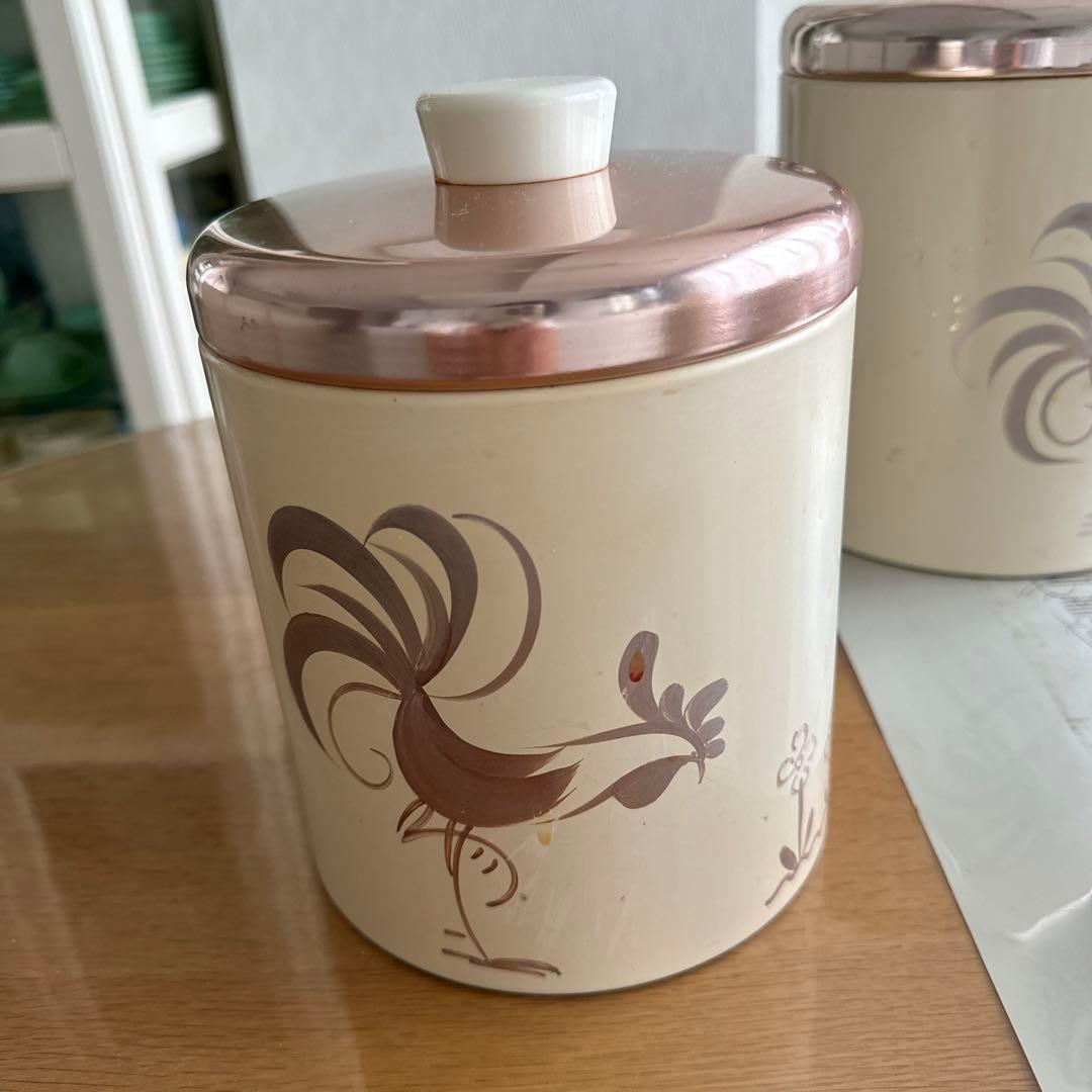 ランズバーグ　Ransburg アンティークキャニスター 缶