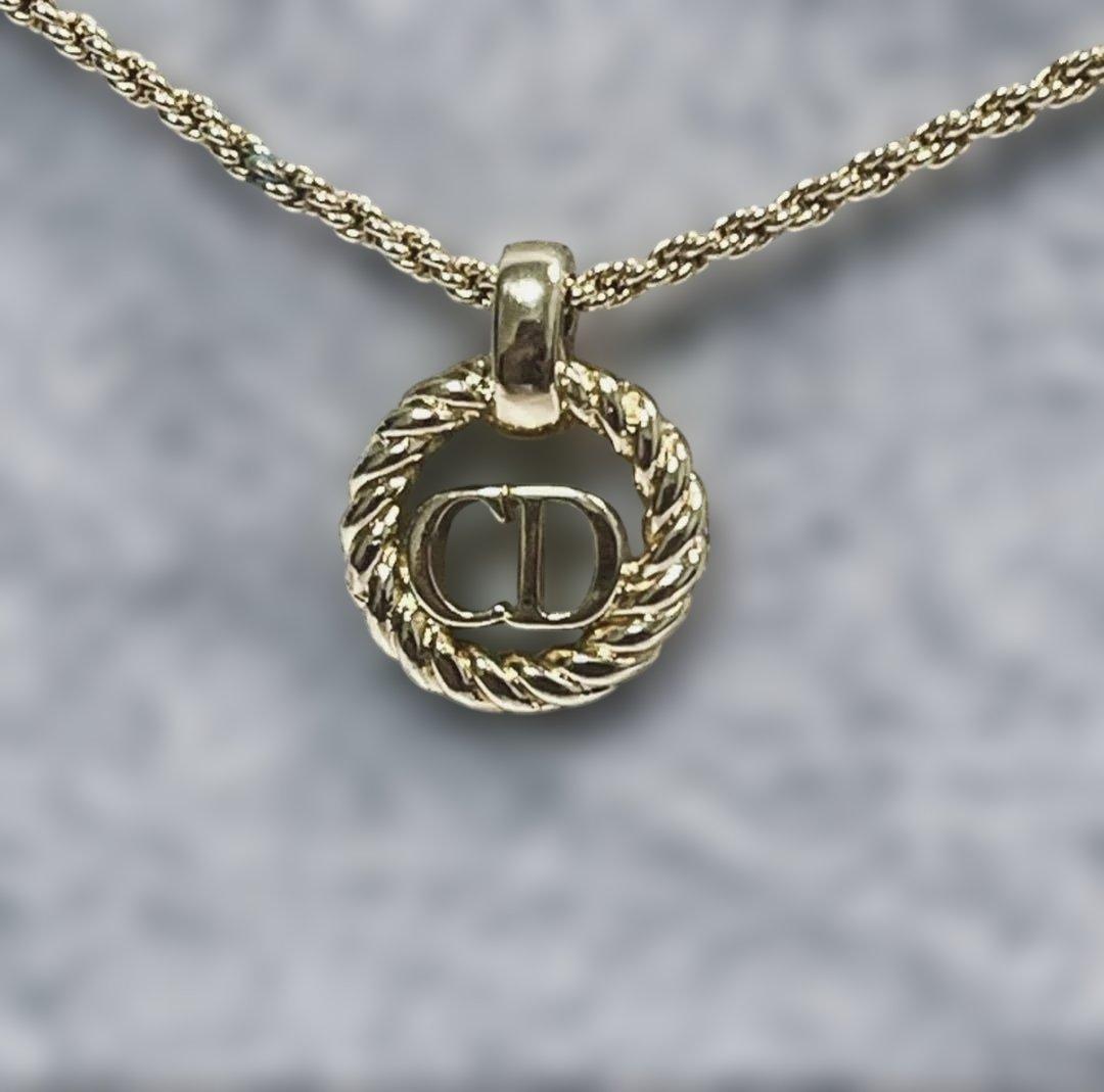 極美品 Christian Dior ディオール ロープデザイン ネックレス
