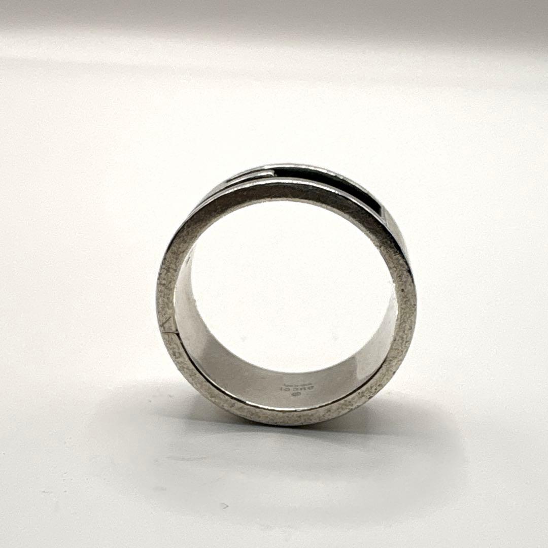 GUCCI グッチ リング 18号 SV925 ブランデッドG