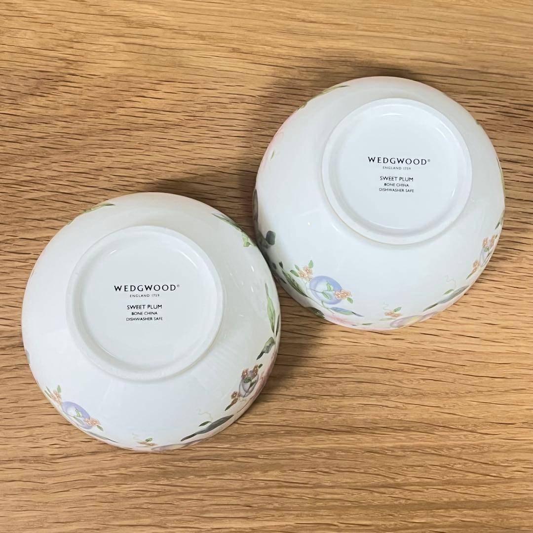 新品！ウェッジウッド スイートプラム 3点セット　ペア