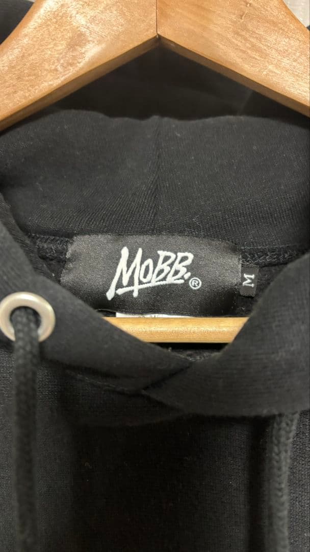 お値下げMOBB ハートデザイン ブラックパーカー