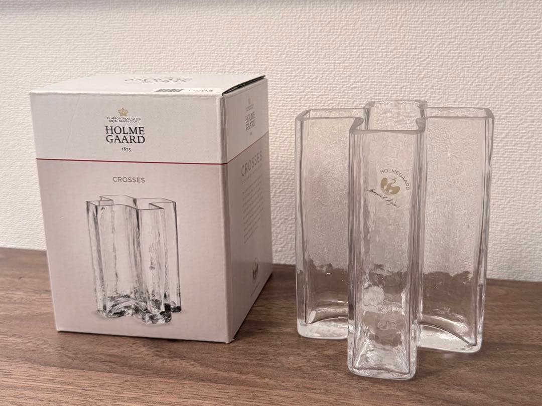 ホルムガード クロスベース クリア 12cm 新品 お箱付き