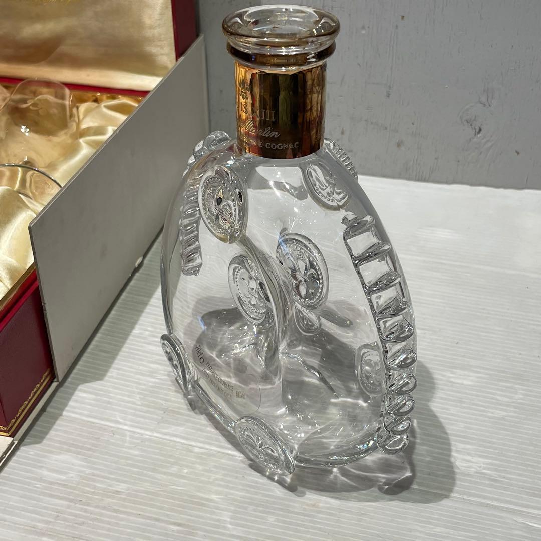 ②Baccarat レミーマルタン ルイ13世 グラス　空瓶 バカラ　箱入り