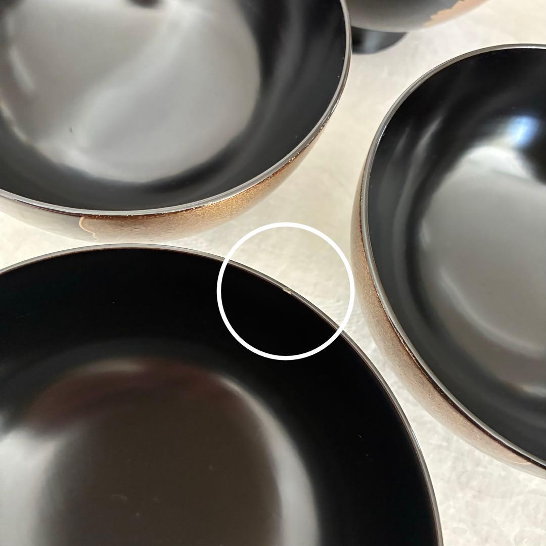 最終価格★【未使用級】 山中塗 漆器 吸物椀 春秋 雑煮碗 正月