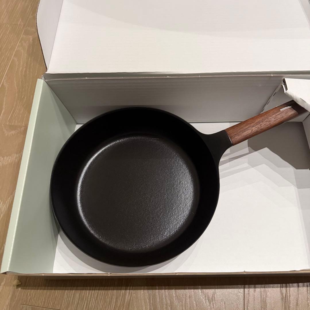 バーミキュラ フライパン 24cm DEEP ウォールナット スマートパッケージ