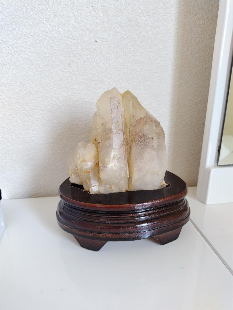 スーパーセブン水晶 クラスター 超強力!! 運気 金運 風水 天然石　鉱物標本