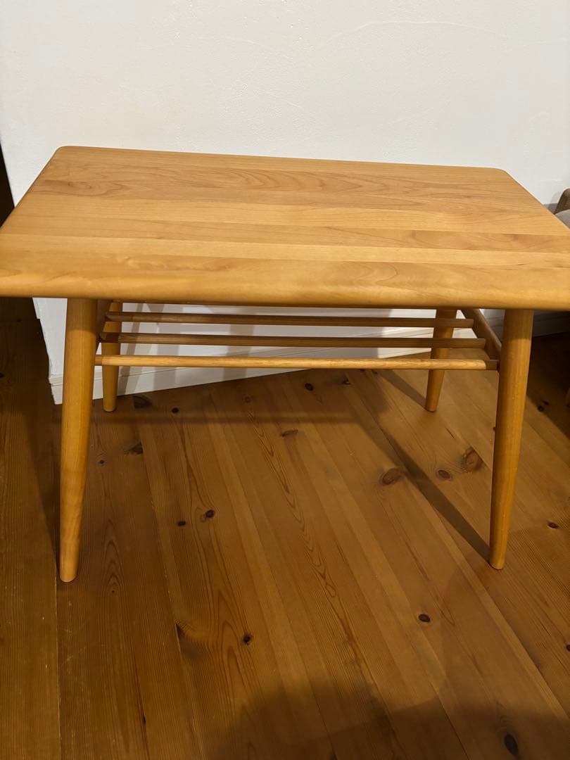 モモナチュラル　サイドテーブル　キッズデスク