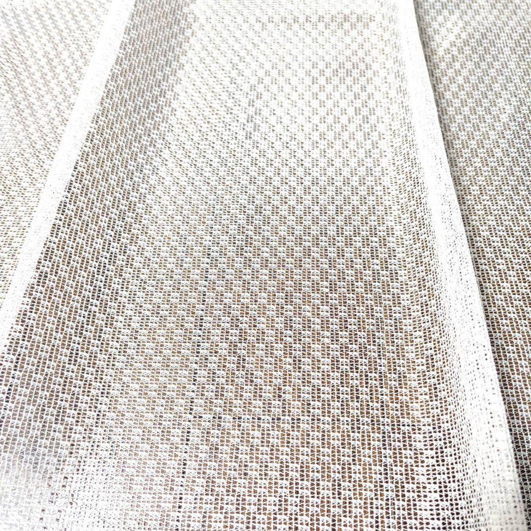 ミラーレースカーテン 2枚 アジャスターフック付 UVカット ①柄