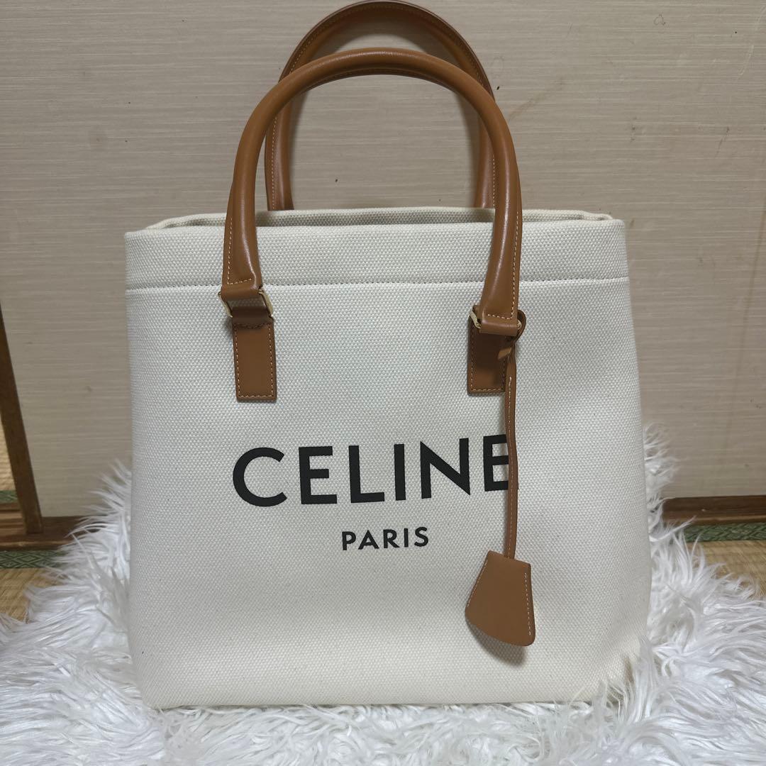 セリーヌ　ホリゾンタルカバキャンパストートバッグ