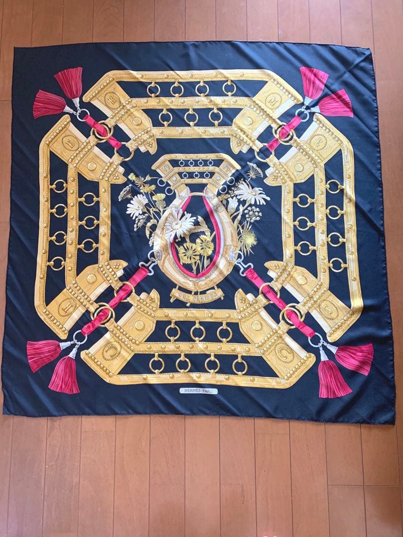 HERMES エルメススカーフ 88×87