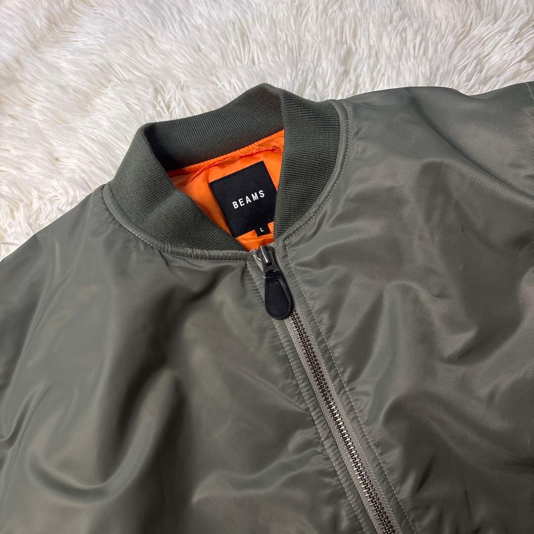 24年 極美品✨ BEAMS サーモライト MA-1 リラックスフィット L