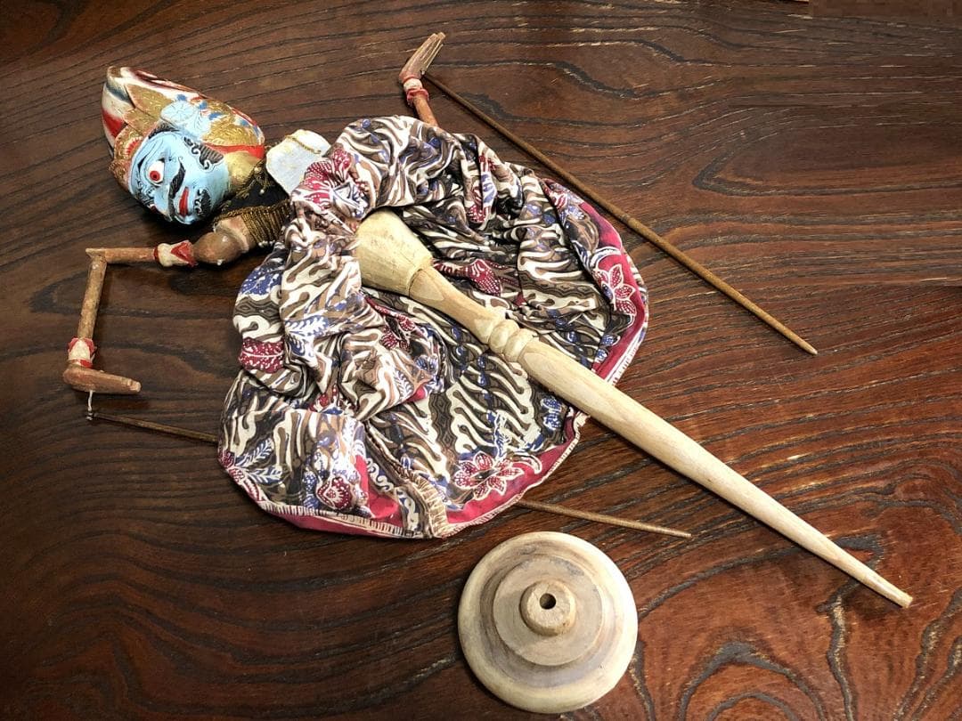 【 ドゥルユドノ（Duryudana）】 アンティーク木偶人形　ワヤン・ゴレ