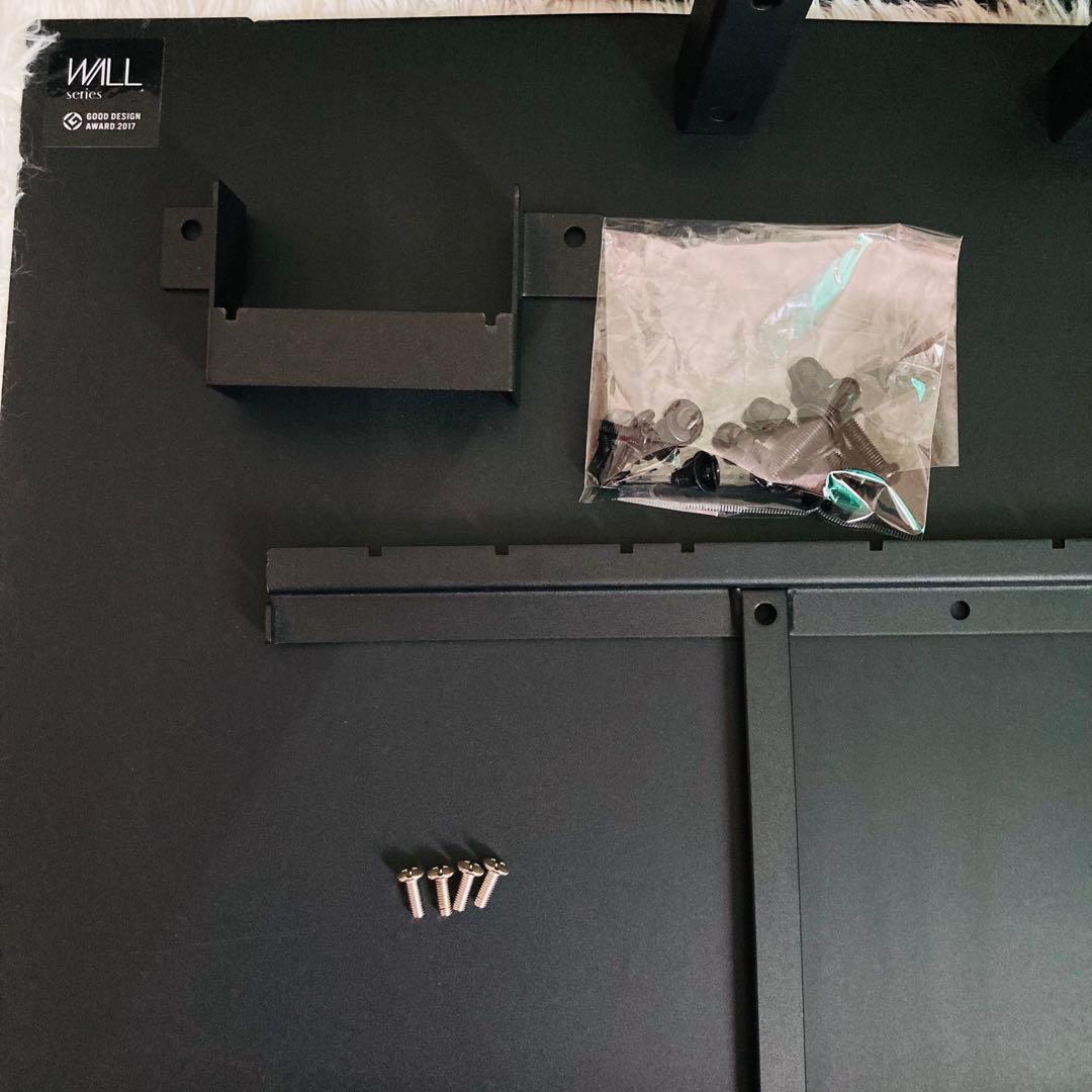 【EQUALS】テレビスタンド 壁寄せ V3 ハイタイプ　黒