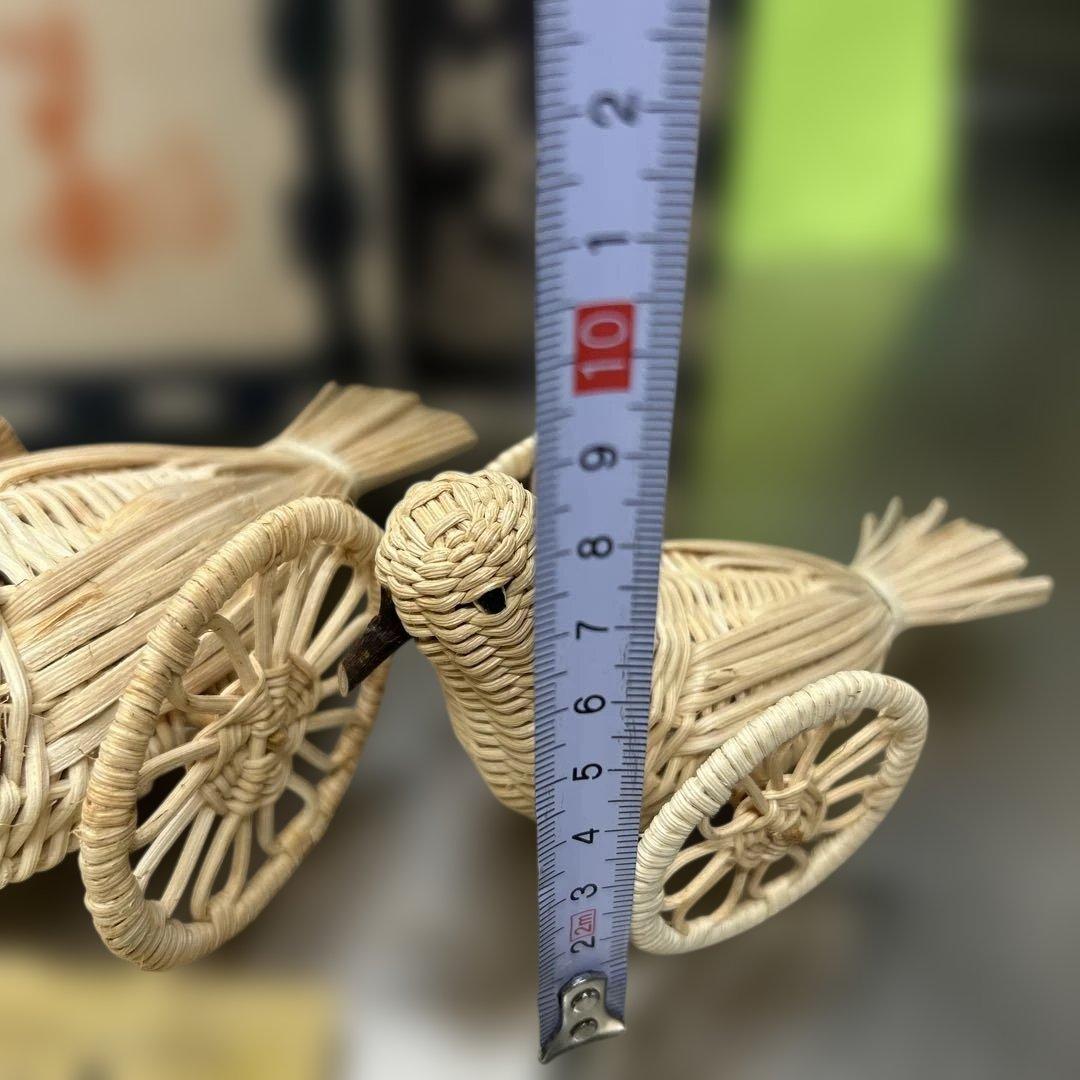 はと車　鳩車　はとぐるま　あけび細工　郷土玩具　レトロ　野沢温泉　箱　説明書付き