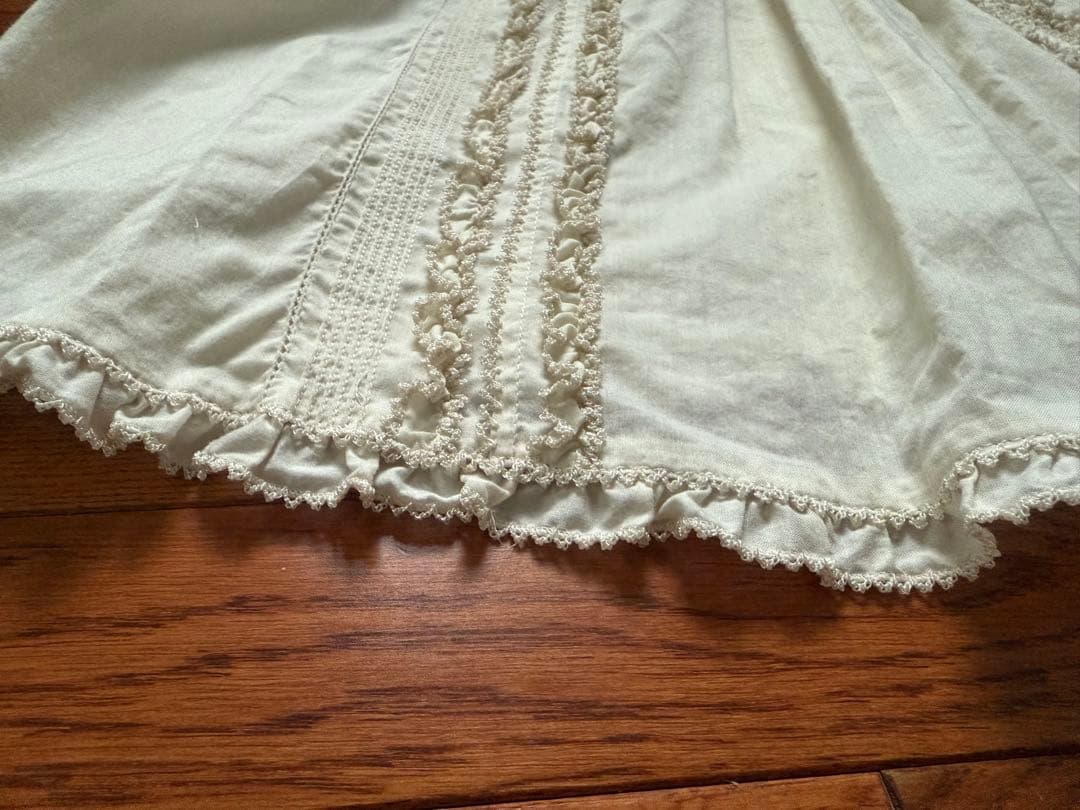 ピンクハウス(PINK HOUSE) レース付き半袖ブラウス