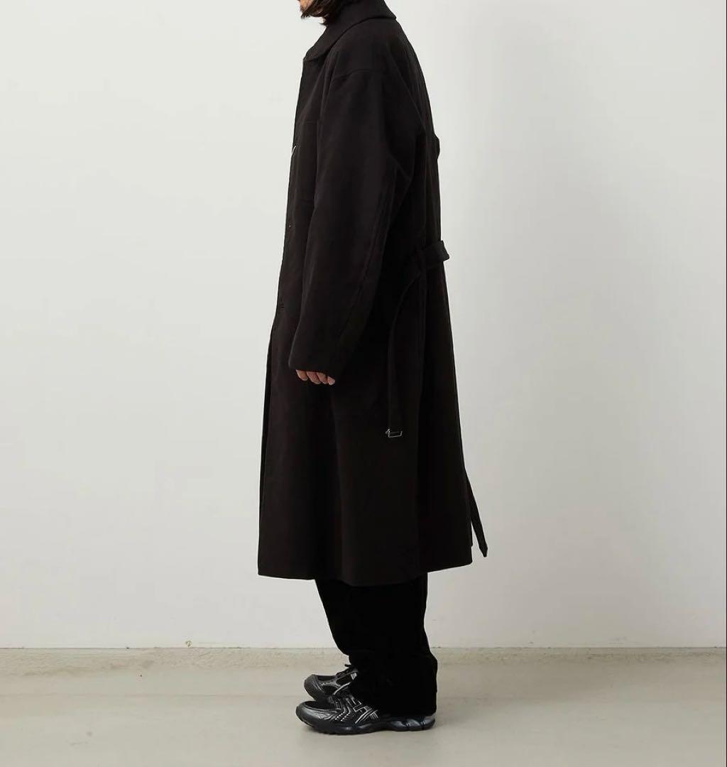 COMOLI 25AWモールスキン ミリタリーコート　サイズ1