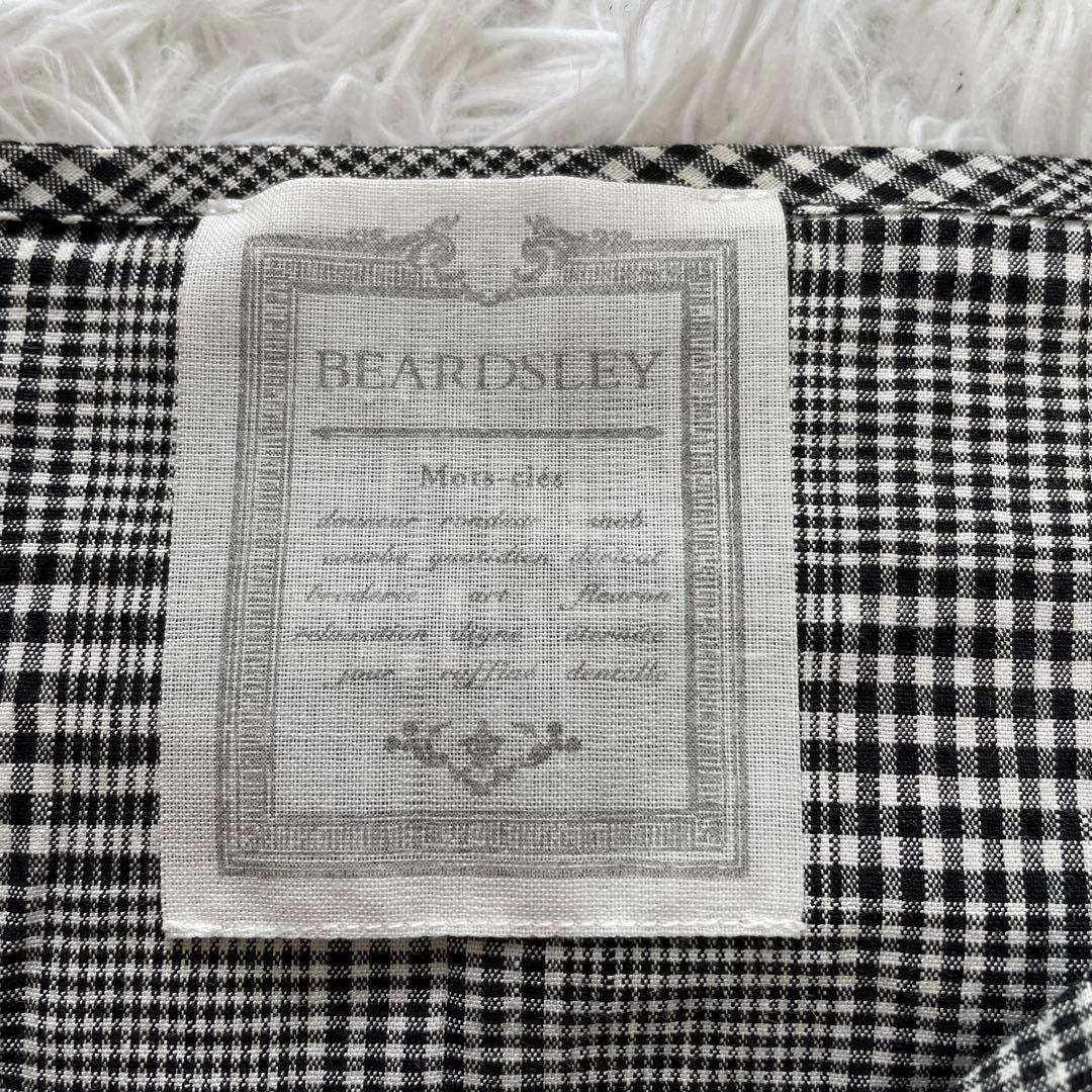 美品 BEARDSLEY / ビアズリー 裾レース コクーン ブラウス