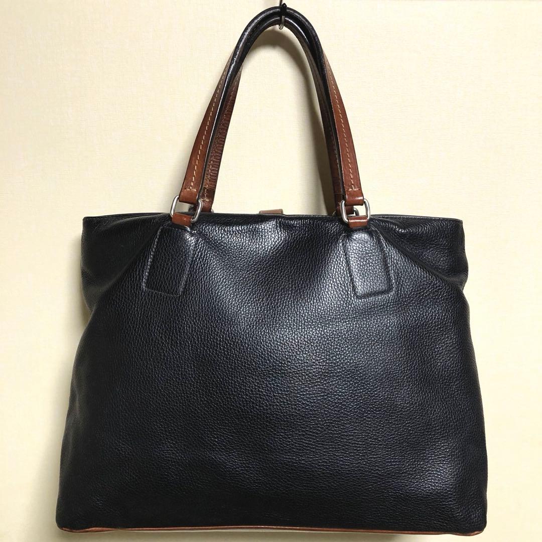 美品✨ダニエル&ボブ トゥモローランド別注 トートバッグ A4可 レザー黒茶