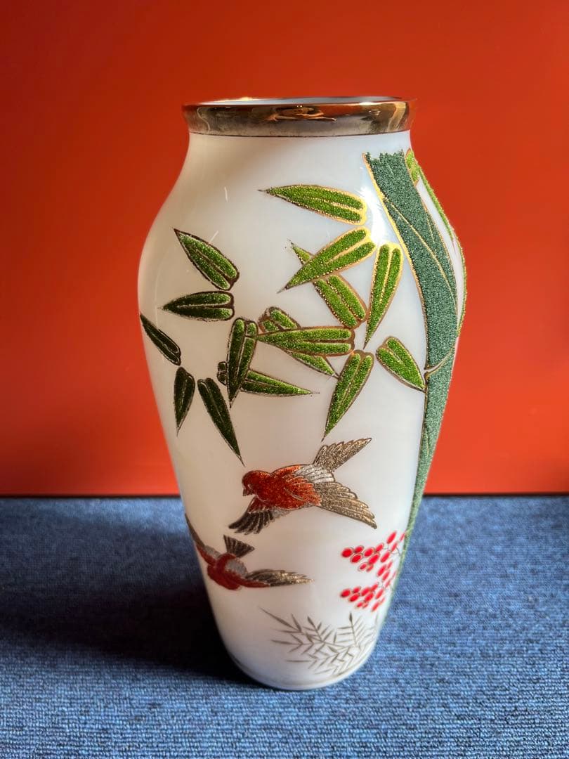 1016  玻璃七宝　静風　花瓶