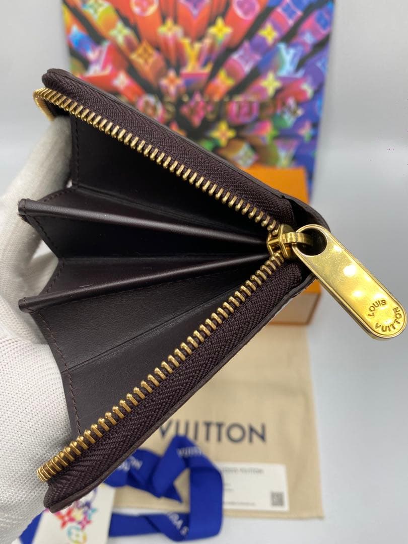 ルイヴィトン ヴェルニ アマラント ジッピーウォレット モノグラム 長財布