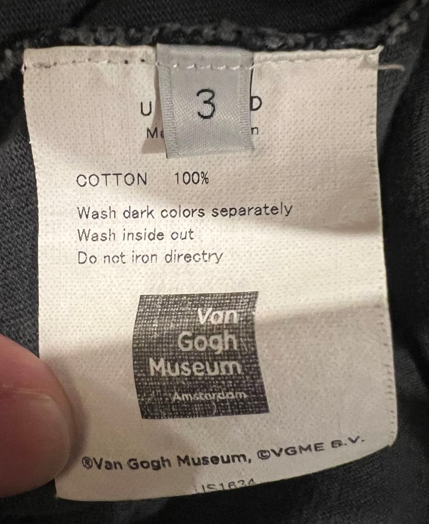 UNUSED ゴッホ Tシャツ サイズ3 タグ付き
