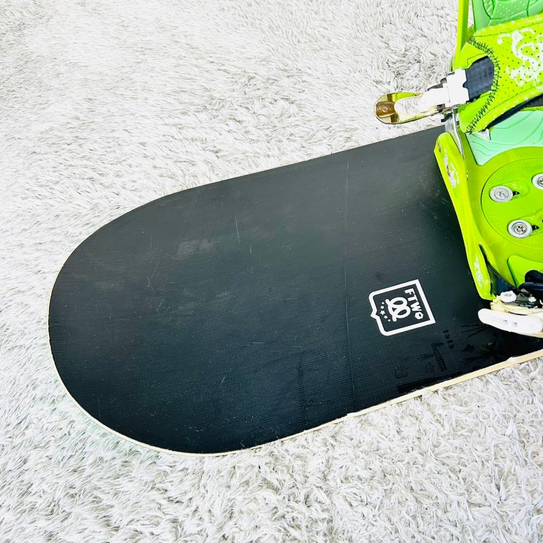 【初心者向け 】FTWO Black Deck メンズ スノーボード 152cm