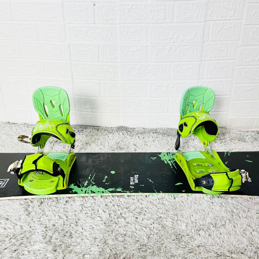 【初心者向け 】FTWO Black Deck メンズ スノーボード 152cm