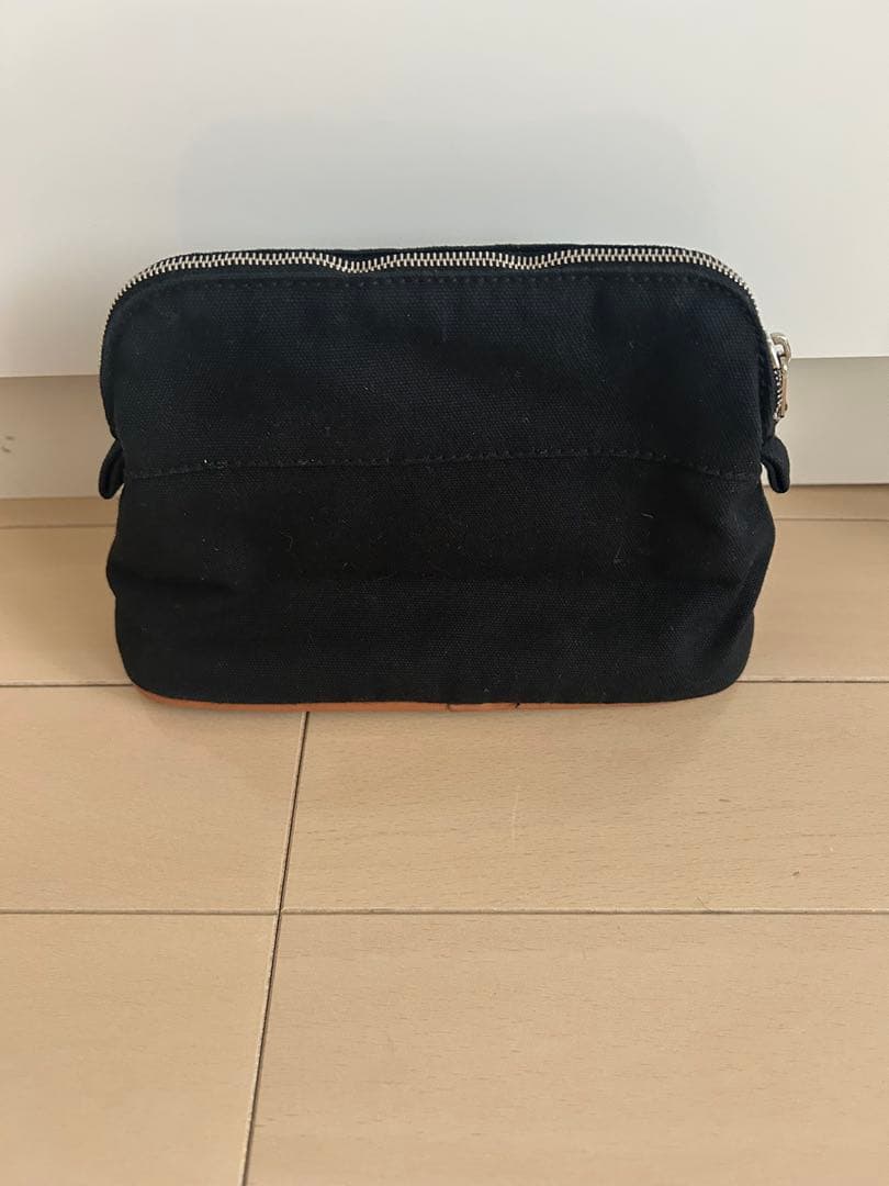 エルメス/ボリード/ポーチ/キャンバス/ブラック