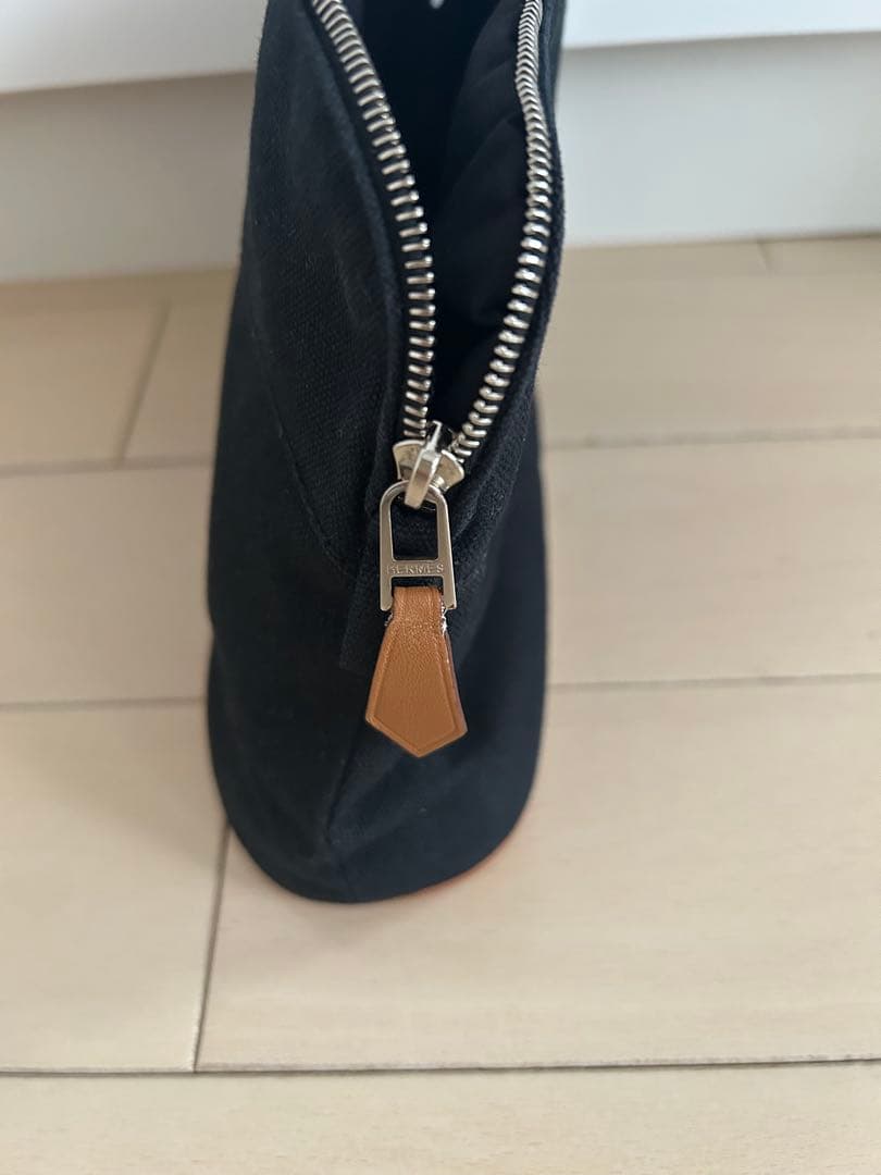 エルメス/ボリード/ポーチ/キャンバス/ブラック