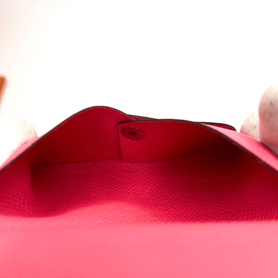 【極美品】エルメス カルヴィデュオ ローズアザレ ケース