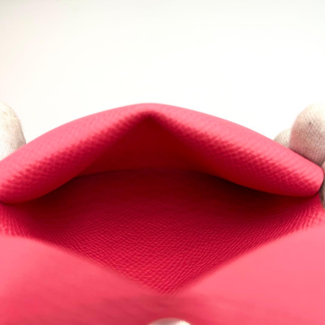 【極美品】エルメス カルヴィデュオ ローズアザレ ケース