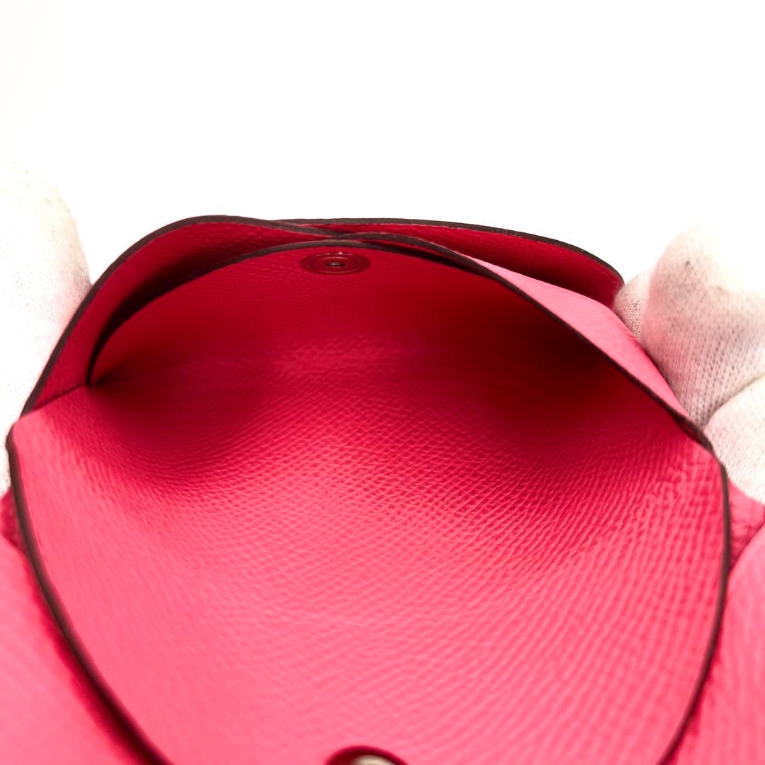 【極美品】エルメス カルヴィデュオ ローズアザレ ケース