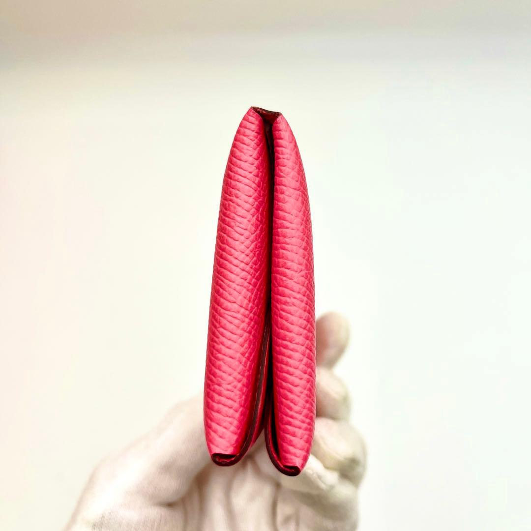 【極美品】エルメス カルヴィデュオ ローズアザレ ケース