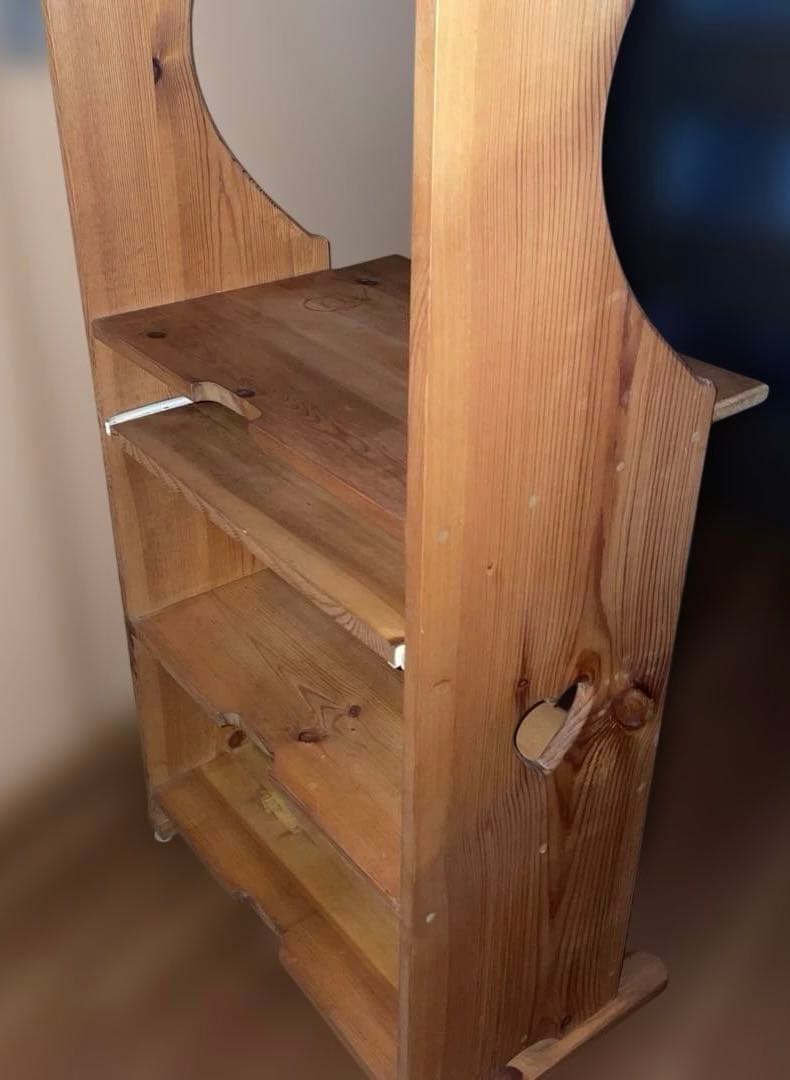 アメリカンカントリー　カントリーデスク　パソコンデスク　キャスター付き