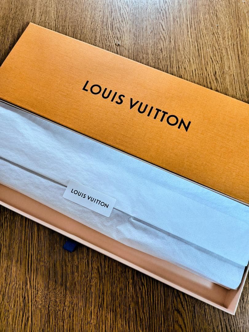 Louis Vuitton ダークグレー チェック柄 ネクタイ