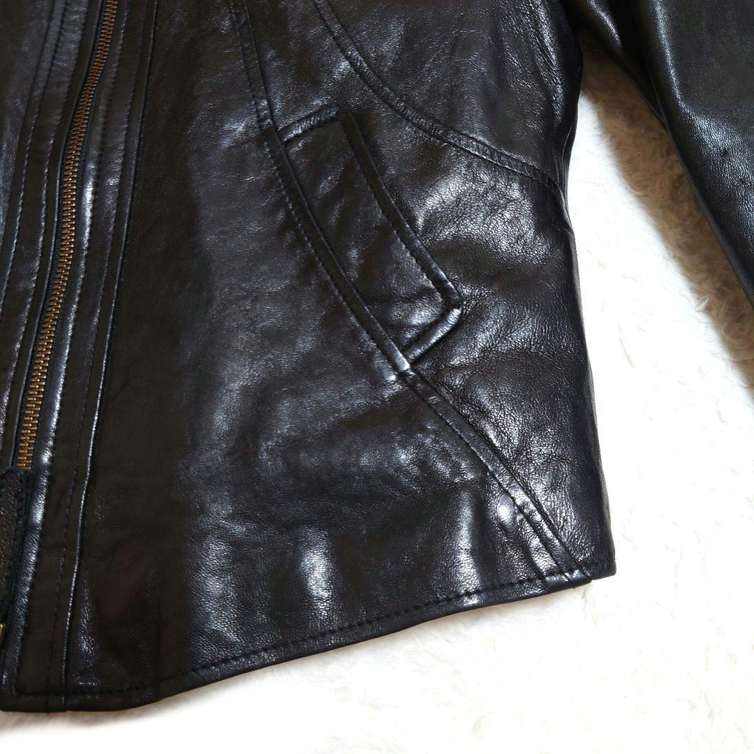 goa ラムレザージャケット 羊革 ブラウン フリーサイズ Y2K アーカイブ