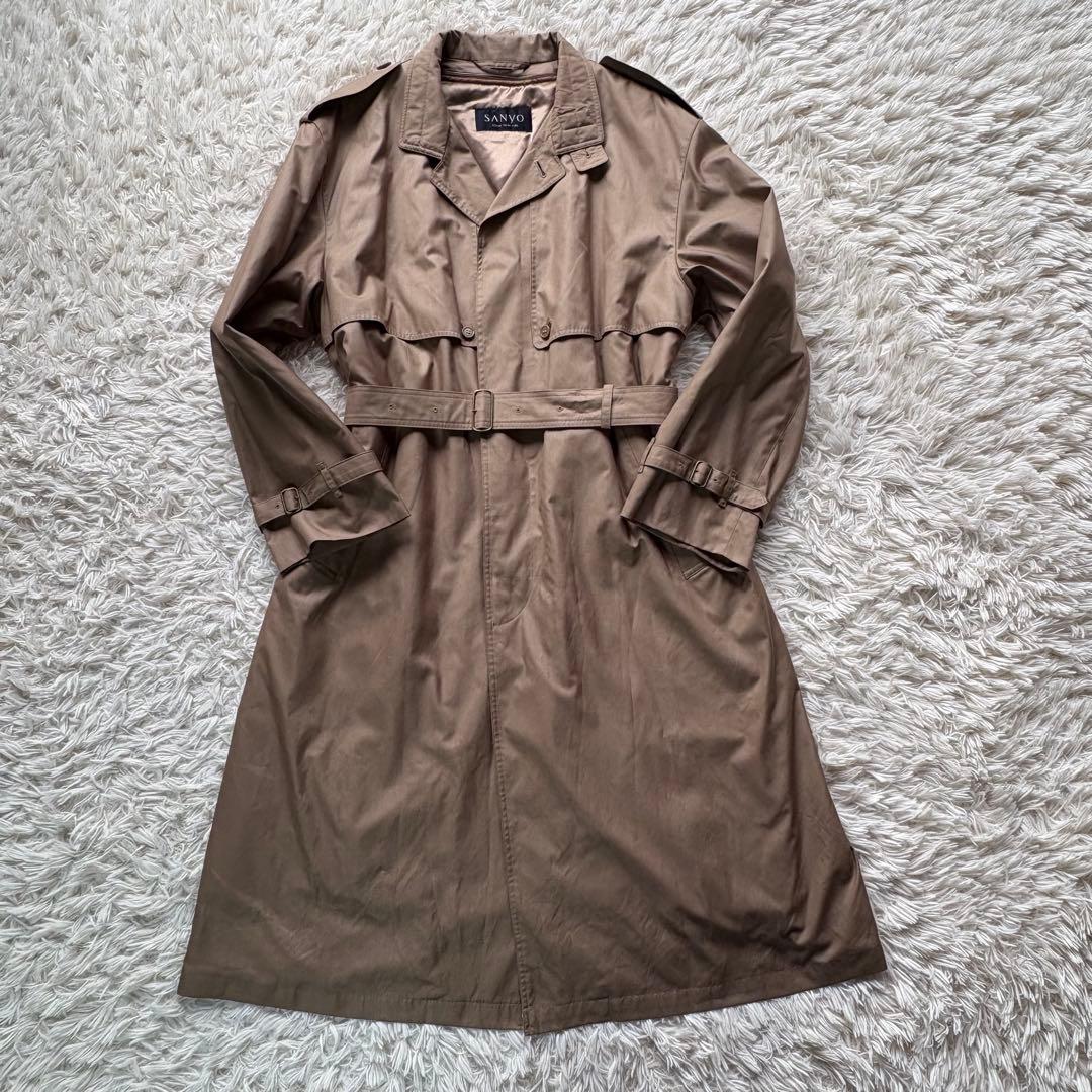 SANYO トレンチコート ライナー付 ベージュ M