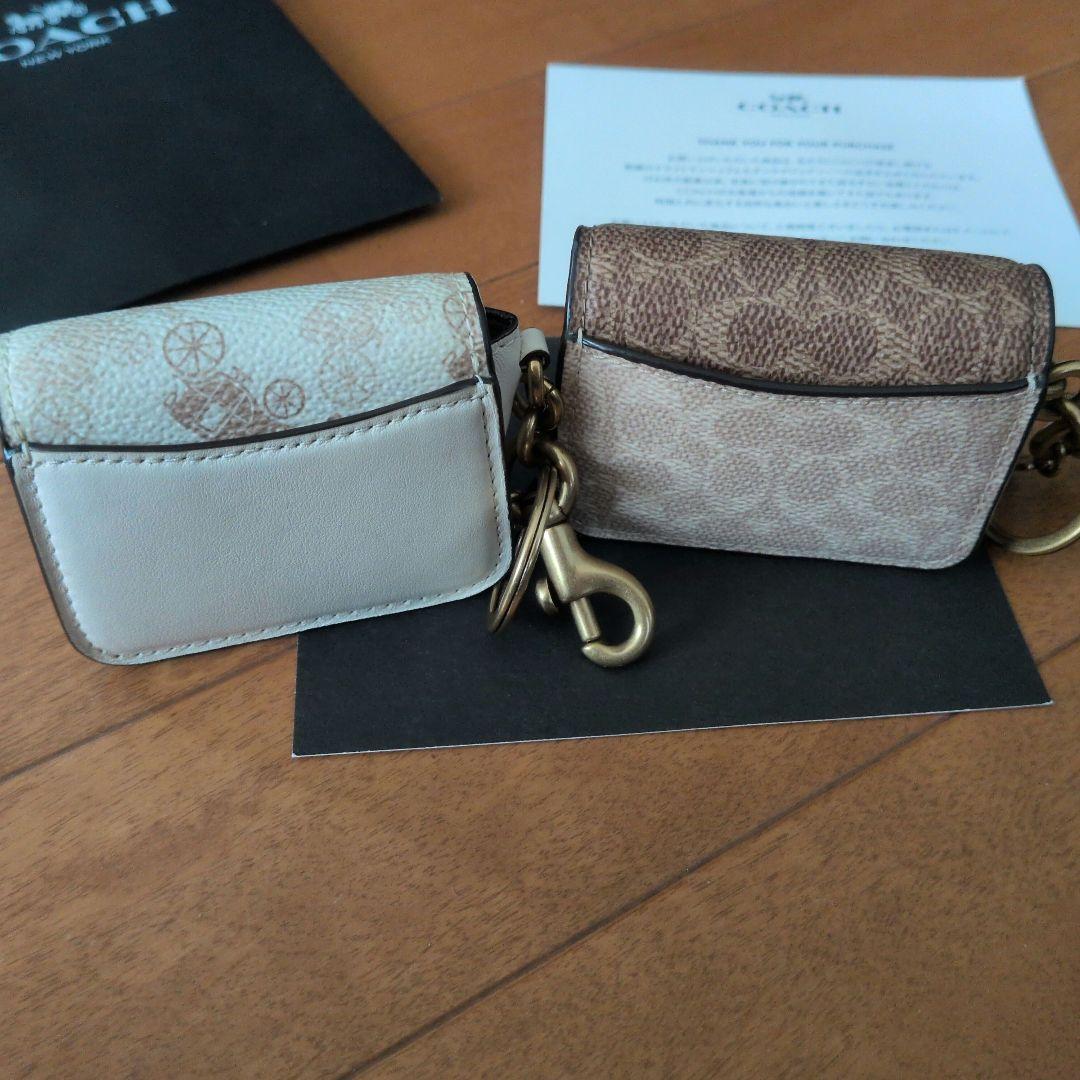 COACH ミニバックチャーム【2個セット】